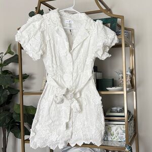 NWT Mable White Floral Lace Dress